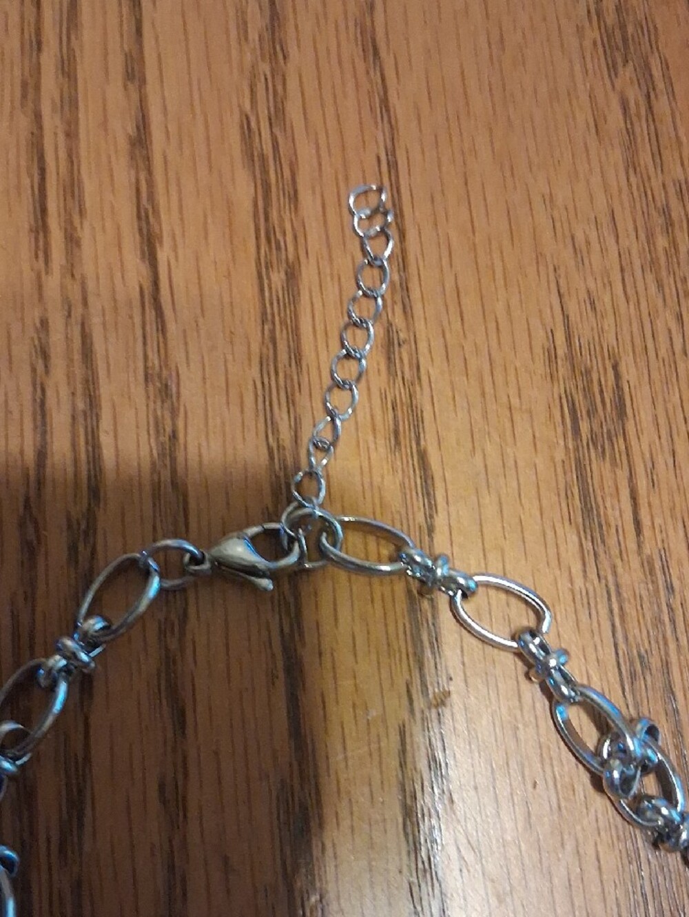 Sterling Silver Link Necklace - Polished Silver Chain - Picture 2 of 2